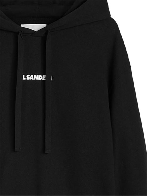 black hoodie JIL SANDER | J47GU0129J20039001